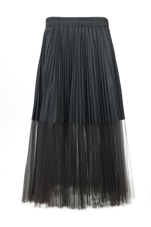 Многослойная юбка из тюля Brunello Cucinelli M0H77G2707 C151 Серый
