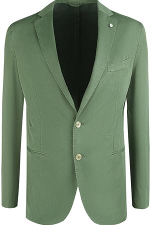 Хлопковый пиджак  L.B.M. 1911 L.B.M. 1911 85721/08 2805 Зеленый купить с доставкой