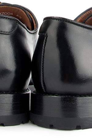 Кожаные туфли-дерби Franceschetti Franceschetti 0337004/глянец/ Черный купить с доставкой