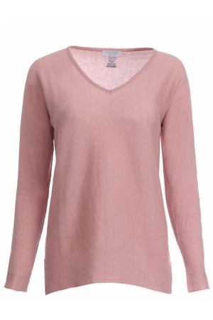 Кашемировый пуловер Gran Sasso Premium 24232/125/32/207 Розовый