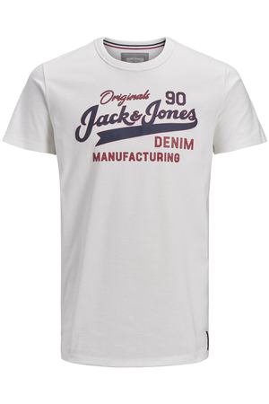 Футболка с круглым вырезом и рисунком спереди Jorlogan Jack&Jones 140229 купить с доставкой