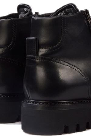Ботинки из кожи Franceschetti Franceschetti 0672001.10330101 Черный вариант 2