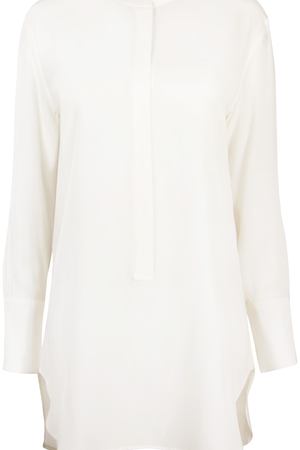 Шелковая блуза EQUIPMENT Equipment Q23-E319/д.р/пугов Белый