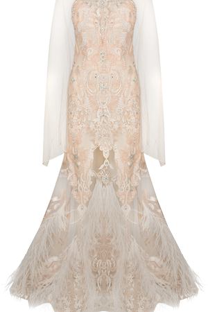 Вечернее платье с накидкой Forever Unique Forever Unique ab1207 cinderella Золотистый