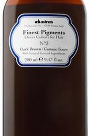 DAVINES SPA Краска для волос Прямой пигмент, №3 темно-коричневый / Dark Brown FINEST PIGMENTS 280 мл Davines 64008 купить с доставкой