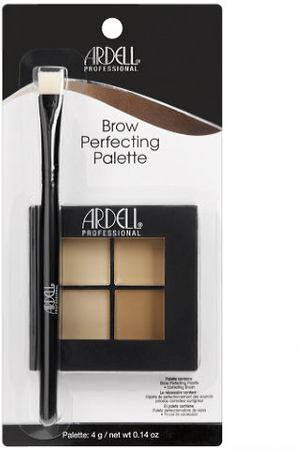 ARDELL Палетка кремовая с хайлайтером и корректорами, с кистью / Brow Perfecting Palette 4 г Ardell 65286