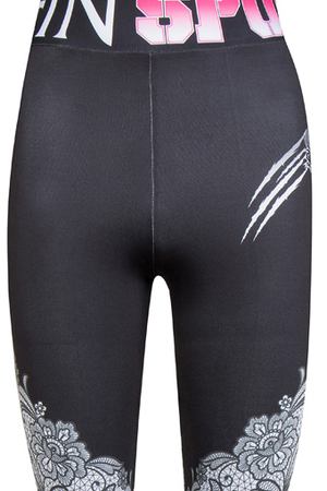 Трикотажные леггинсы  Plein Sport Plein Sport WJT0151 Черный/кружево