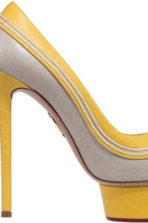 Туфли Charlotte Olympia Charlotte Olympia SEAWAY/желтый