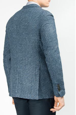 Однобортный пиджак с принтом L.B.M. 1911 L.B.M. 1911 75053/5 Синий/узор