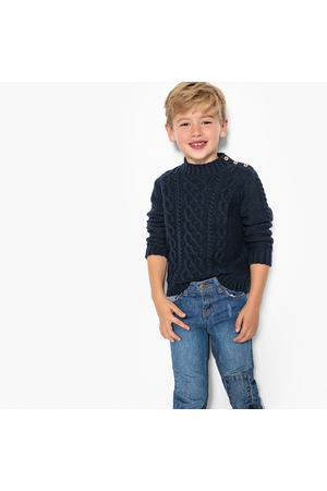 Пуловер со стоячим воротником из плотного трикотажа 3-12 лет La Redoute Collections 20403 купить с доставкой