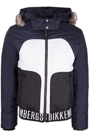 Куртка с принтом Dirk Bikkembergs CH05380T95914020 Белый, Синий вариант 3 купить с доставкой