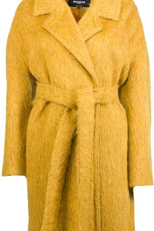 Шерстяное пальто ROCHAS Rochas 100501 Желтый купить с доставкой