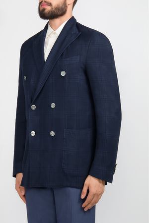 Шерстяной пиджак BOGLIOLI Boglioli BCM4530702-т.син купить с доставкой