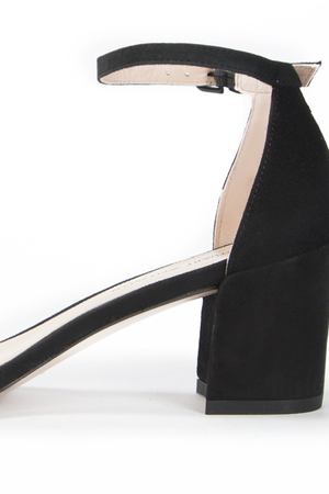 Замшевые босоножки Stuart Weitzman Stuart Weitzman xl91469 simple black  Черный купить с доставкой