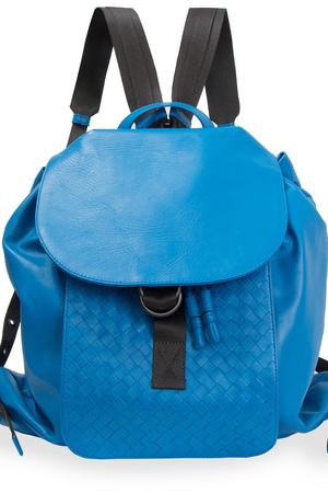 Кожаный рюкзак Bottega Veneta Bottega Veneta 361014/нов син