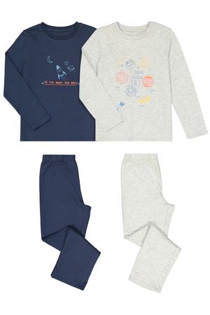 Комплект из 2 пижам, 3-12 лет La Redoute Collections 92952