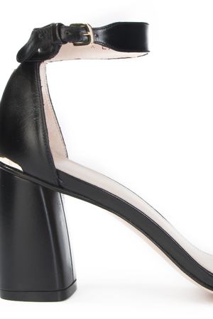 Кожаные босоножки Stuart Weitzman Stuart Weitzman xl91487 partlynu black Черный вариант 2 купить с доставкой