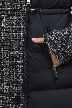 Утепленное пальто с отделкой Karl Lagerfeld Karl Lagerfeld 86KW1505/281 Белый, Черный вариант 2