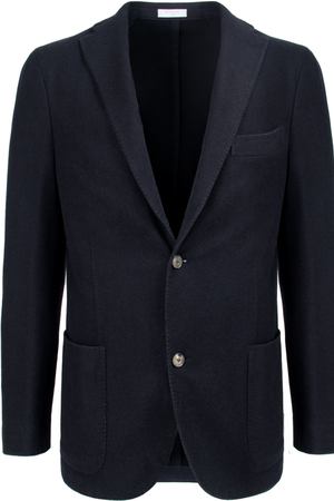 Шерстяной пиджак BOGLIOLI Boglioli BBP426/0753 Темно- Синий купить с доставкой