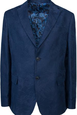Классический пиджак с узором ETRO ETRO 1J876/1296/ Т.Синий