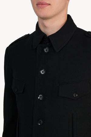 Шерстяной плащ Yohji Yamamoto Yohji Yamamoto HD-J17-103-2 вариант 3 купить с доставкой