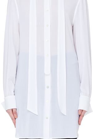 Белая хлопковая блузка Ann Demeulemeester 1802-2004-P-135-001 вариант 3 купить с доставкой