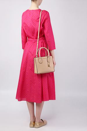 Хлопковое платье POUSTOVIT Poustovit 5787-горох рыж роз купить с доставкой