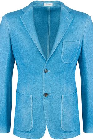 Кашемировый пиджак Colombo Colombo GI00205/M0006 голубой купить с доставкой