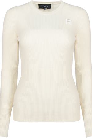 Кашемировый джемпер ROCHAS Rochas 751667 Молочный
