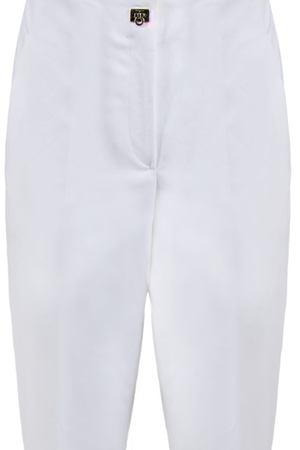 Хлопковые брюки Salvatore Ferragamo Salvatore Ferragamo 0688931 Белый купить с доставкой