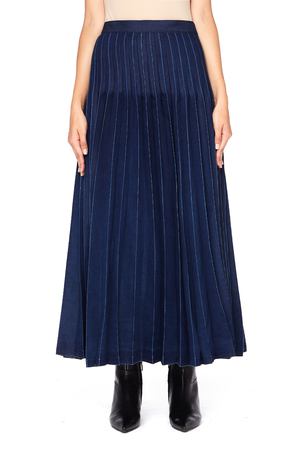 Синяя юбка из тонкого денима Junya Watanabe XB-S008-051-1 вариант 2