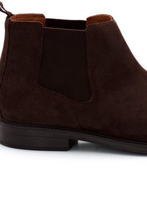 Ботильоны из яловичной невыделанной кожи Clarks 71241 купить с доставкой