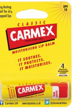CARMEX Бальзам классический для губ SPF 15 (стик) / Lip Balm Stick 4,25 г Carmex 006976