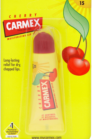 CARMEX Бальзам для губ, вишня SPF 15 (в тубе) / Lip Balm Tube 10 г Carmex 007034 вариант 2
