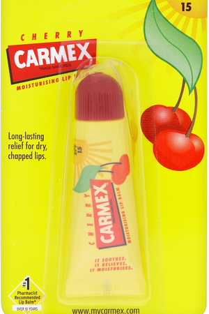 CARMEX Бальзам для губ, вишня SPF 15 (в тубе) / Lip Balm Tube 10 г Carmex 007034 вариант 2 купить с доставкой