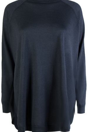 Кашемировый свитер BRUNELLO CUCINELLI Brunello Cucinelli M1387704/синий купить с доставкой