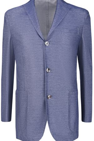 Хлопковый пиджак  BOGLIOLI Boglioli T2902E/LUM011/синий