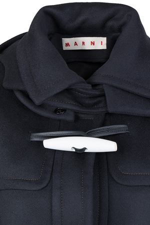 Шерстяное пальто MARNI Marni JKMAZ26NU0 т. Синий купить с доставкой