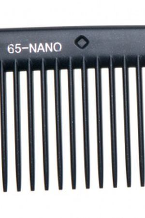DEWAL PROFESSIONAL Расческа рабочая Nano комбинированная, широкая, с разделительным зубцом, антистатик (черная) 19,5 см DEWAL CO-65-NANO купить с доставкой