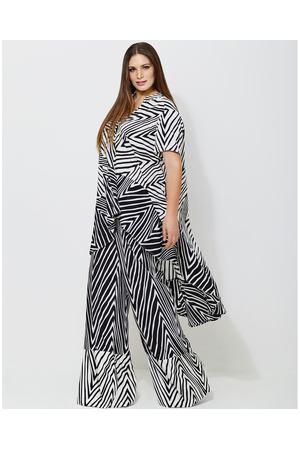 Платье длинное расклешенное с рисунком Mat fashion 112226