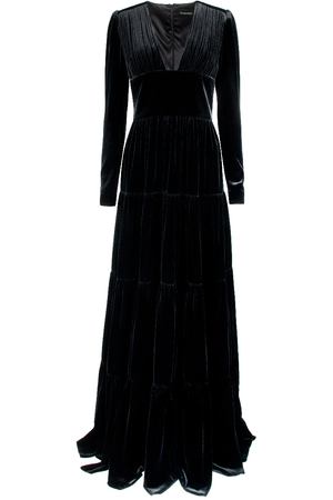 Бархатное платье RASARIO Rasario 0021W7/1 Черный/бархат