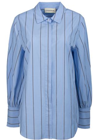 Хлопковая рубашка BY MALENE BIRGER By Malene Birger Q65215001/25B Голубой