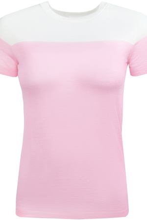Кашемировая футболка Malo Malo DMA183F1/10/бежевый/розовый