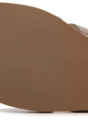 Кожаные шлепанцы Pertini Pertini 181W13626D3/ Золотистый вариант 3