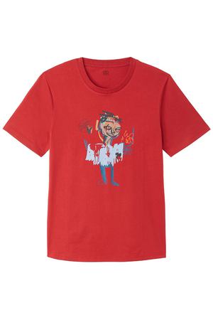 Футболка с круглым вырезом и короткими рукавами La Redoute Collections 140200