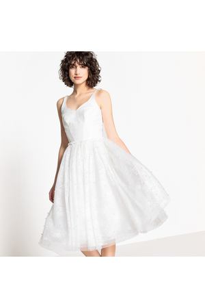 Платье свадебное расклешенное из кружева с бусинами MADEMOISELLE R 209326
