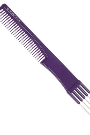DEWAL BEAUTY Расческа для начеса, с металлическими зубцами, фиолетовая 19 см DEWAL DBFI6506