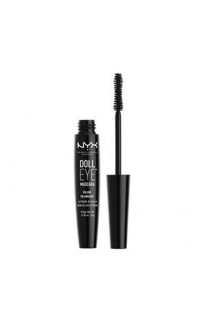 NYX PROFESSIONAL MAKEUP Тушь для придания объема Doll Eye Mascara Volume - Black 02 NYX Professional Makeup 800897123550