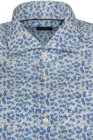 Хлопковая рубашка JOOP Joop! 17 jsh-04panko 10004873 Синий/цветы купить с доставкой