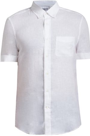 Льняная рубашка BRUNELLO CUCINELLI Brunello Cucinelli MB6503018/C159/ Белый купить с доставкой